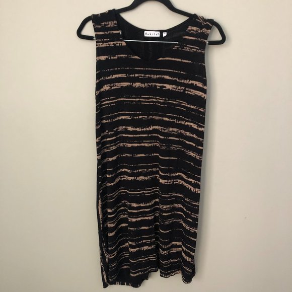 Habitat Clothes to live in striped tank top dress size small - Picture 1 of 7